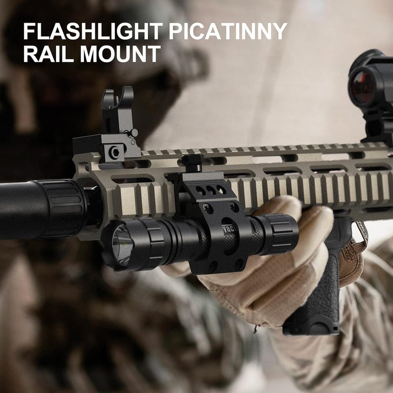 Feyachi Tactical Flashlight LED Weapon Light 1200 Lumen with Picatinny/M Lock Rail Mount and Pressure Switch Included - Image 3